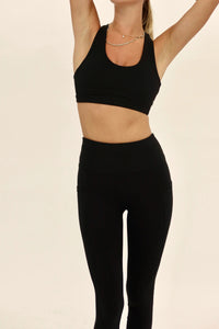 Seaav Vanora Ankle Legging with Pockets in Onyx 3