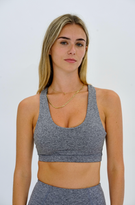 Seaav Vanora Contrast Bra in Shark Heather 3