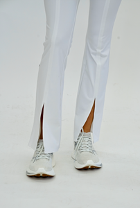 Seaav Coast to Coast Cut Out Bootcut Legging in White 4