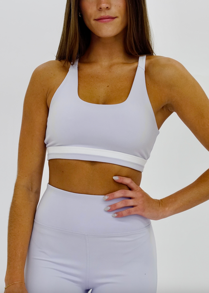 N7 ( sports bra ) 白 Butterfly Bra - Lavender Haze – Seaav TEST